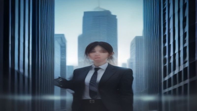 小安同人客服小助手与粉丝交流卡通画面